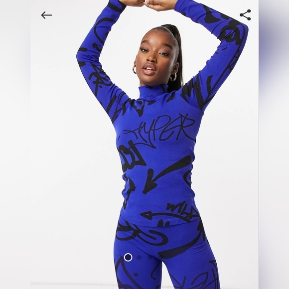 ASOS Blue and Black ski set - Picture 3 of 11